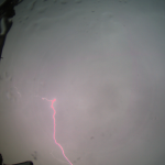 Lightning captured by the all sky camera, July 3, 2023, 7:27 PM