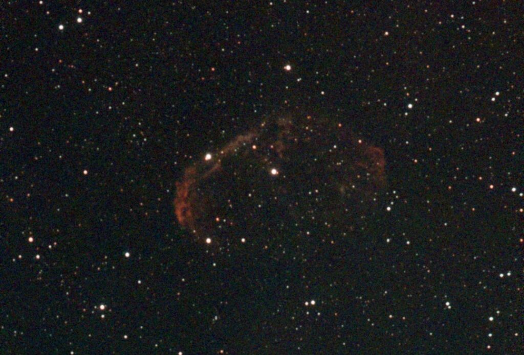 MGC 6888, the Crescent Nebula, SeeStar 60 x 10 seocnds 06/17/2024