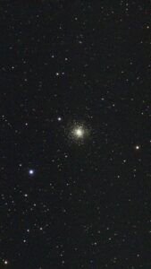 Messier 15, the Great Pegasus Cluster, 5 minutes SeeStar EAA 08/24/2024