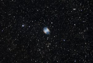 Messier 27, M27, The Dumbbell Nebula, 40 x 180 seconds 09/10/2024