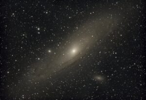 M 31 - The Andromeda Galaxy - AT66ED, ZWO ASI294MC Pro: 11 x 180s captured on 10/06/2024