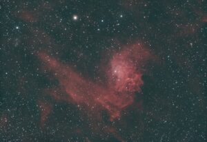 IC 405, The Flaming Star Nebula, 100 x 180 seconds, 12/07/2024