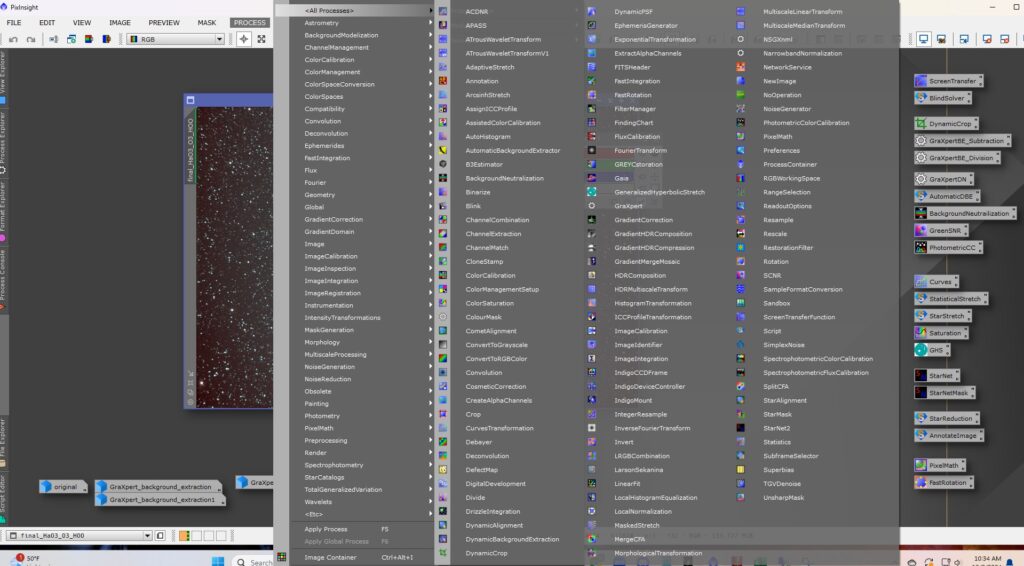 PixInsight - All Processes