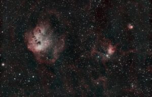 IC 417, IC 410, NGC 1931 - 12/02/2024 and 12/03/2024 - 200 x 180 seconds.