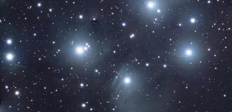 01/28/2025 – SeeStar Mosaic – M 45, The Pleiades