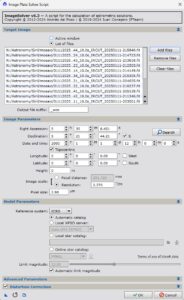 Mosaic Process - Step 1 - ImageSolver Script