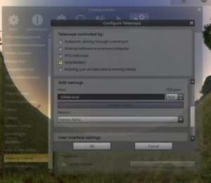 Stellarium SeeStar INDI Telescope Control Configuration